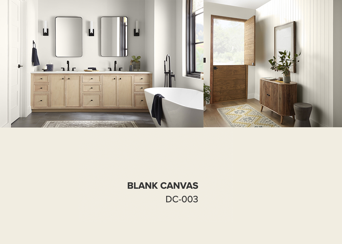 Behr's 2023 paint color of the year Blank Canvas