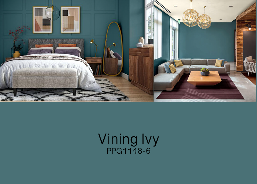 Glidden's 2023 paint color of the year Vining Ivy